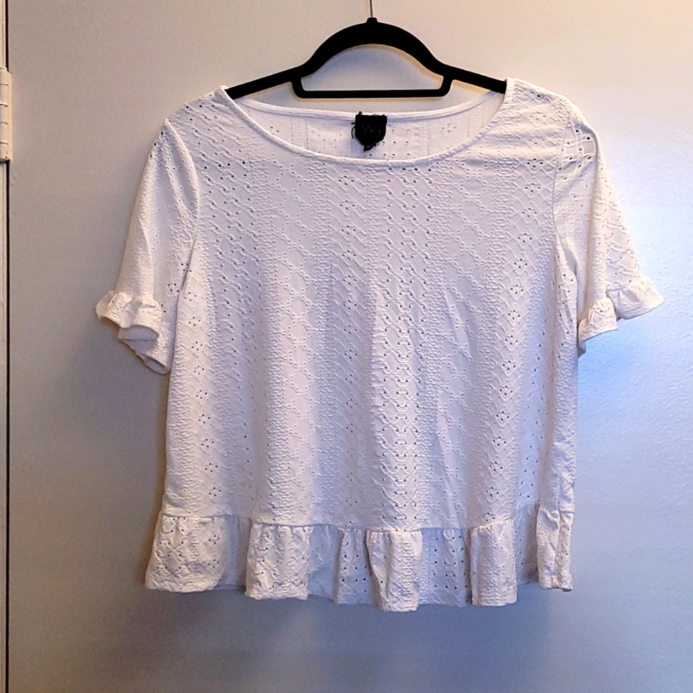 Lacey cottage core top